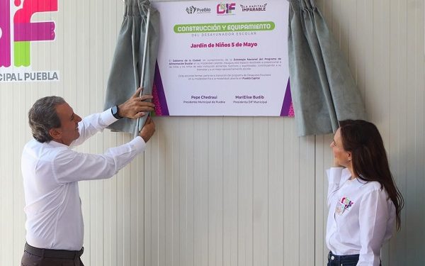 Inaugura Puebla capital 10 desayunadores escolares