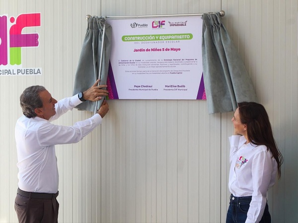 Inaugura Puebla capital 10 desayunadores escolares