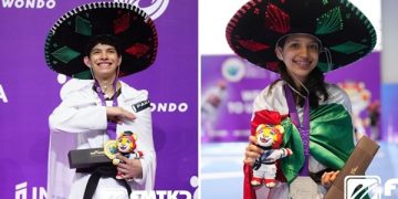 México logra oro y plata en Mundial Juvenil de Taekwondo