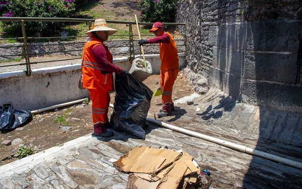 Limpian Puente de Ovando en Puebla