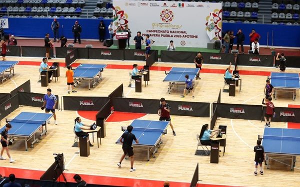 Puebla rompe récord de participación en tenis de mesa