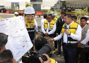 Rehabilita Armenta lateral México-Puebla