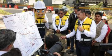 Rehabilita Armenta lateral México-Puebla
