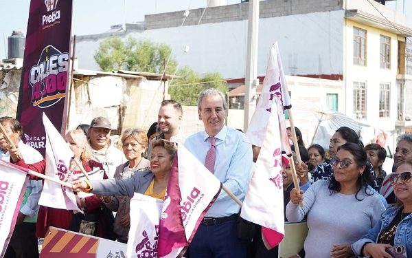 Arranca Chedraui pavimentación en San Jerónimo Caleras
