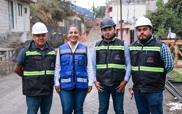 Arranca Lupita Cuautle pavimentación en Concepción Guadalupe