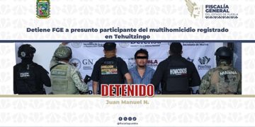 Detiene FGE a presunto participante del multihomicidio en Tehuitzingo
