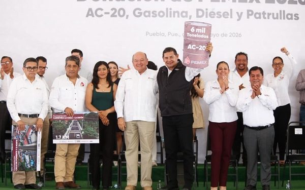 Impulsa Pemex vialidades seguras en Puebla