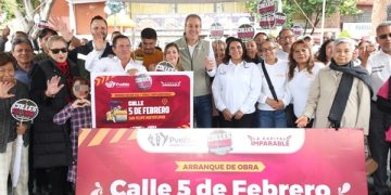 Arranca Pepe Chedraui obra vial en Hueyotlipan