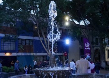 Inauguran mantenimiento integral de la Fuente Álvaro Obregón