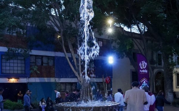Inauguran mantenimiento integral de la Fuente Álvaro Obregón