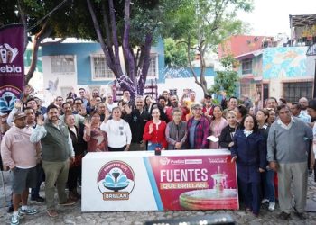 Rehabilita Ayuntamiento de Puebla fuente de Xanenetla
