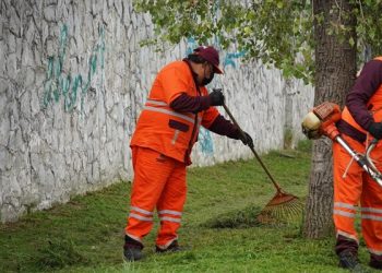 Limpia Ayuntamiento de Puebla zona del Seminario