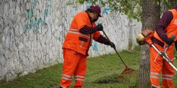 Limpia Ayuntamiento de Puebla zona del Seminario