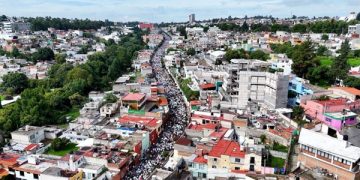 Reúne Morena en Tlaxcala a 25 mil en apoyo a Sheinbaum