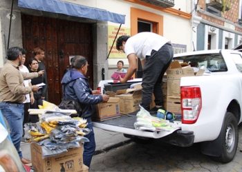 Atienden zonas afectadas por lluvias en Puebla capital