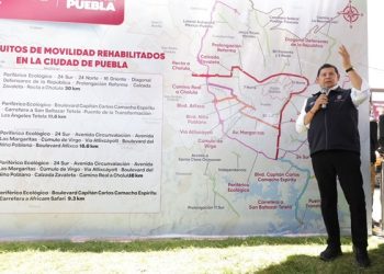 Concluye Gobierno de Puebla rehabilitación de 33 vialidades
