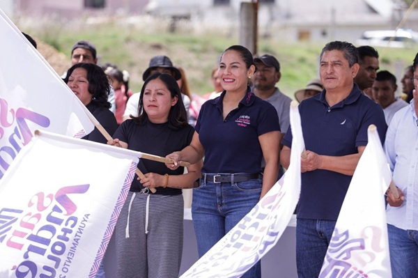 Amplía San Andrés drenaje en Cacalotepec