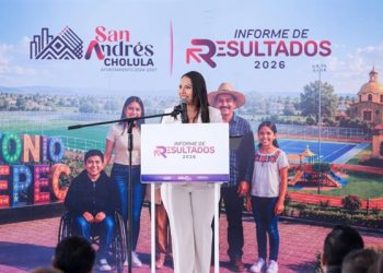 Reporta Lupita Cuautle baja delictiva en Cholula