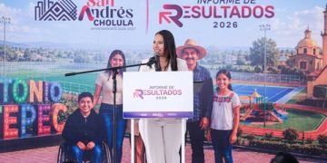 Reporta Lupita Cuautle baja delictiva en Cholula