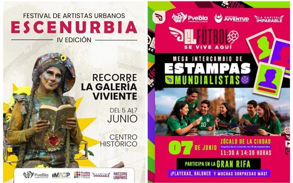 Disfruta la agenda cultural de Puebla