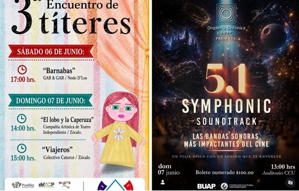 Vive un fin de semana cultural en Puebla capital