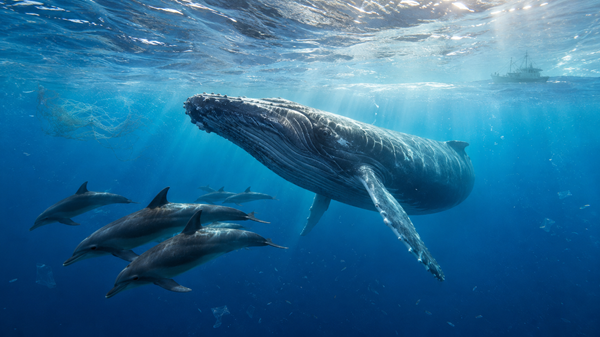Alertan por extinción de ballenas y delfines