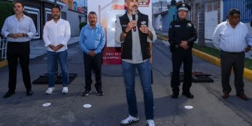Moderniza Ayuntamiento de Puebla alumbrado en Amalucan
