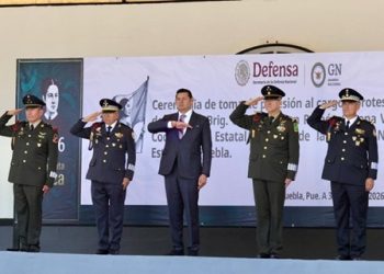Asume Juan Ramón Corona coordinación de la GN en Puebla