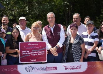 Construye Chedraui red pluvial en Agua Santa