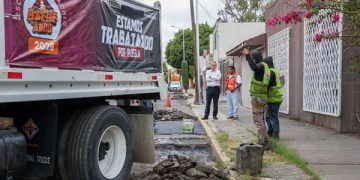 Supervisa Chedraui bacheo en San José Mayorazgo