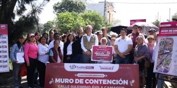 Construye Chedraui muro en San Sebastián de Aparicio