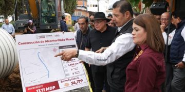 Construyen colector contra inundaciones en Zacatlán