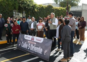 Fortalece Pepe Chedraui vialidades en la colonia El Salvador