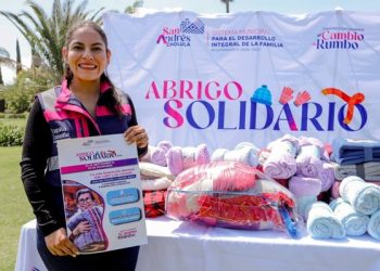 Lanza San Andrés Cholula campaña de cobijas