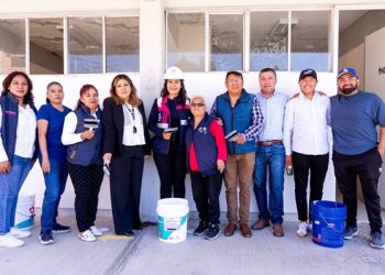 Rehabilita Lupita Cuautle la Escuela Secundaria 24 de Febrero