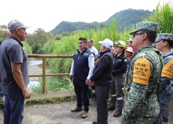 Supervisan arroyo en San Agustín Atlihuácan