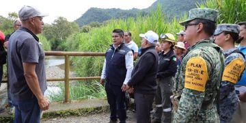Supervisan arroyo en San Agustín Atlihuácan