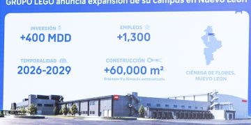 Ampliará LEGO su planta en Nuevo León por 400 mdd