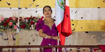 Encabeza Lupita Cuautle Grito en San Andrés Cholula