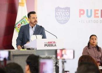 Aclara Puebla cifras de placas y presupuesto 2027