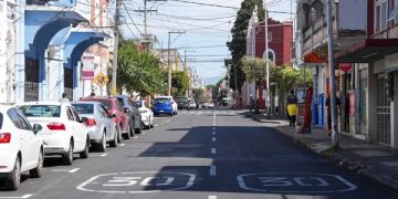 Rehabilita Ayuntamiento de Puebla la avenida 16 de Septiembre