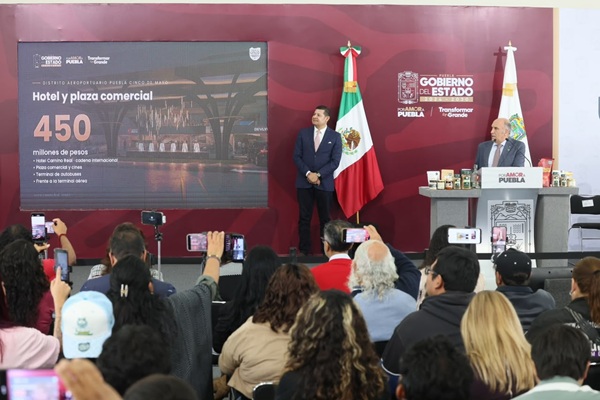 Reporta Armenta crecimiento de 3.1% en Puebla