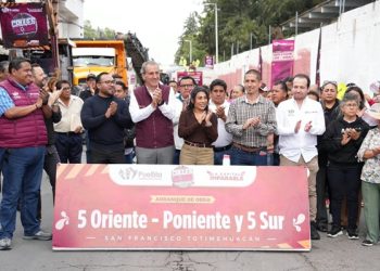 Rehabilita Ayuntamiento calles de San Francisco Totimehuacán