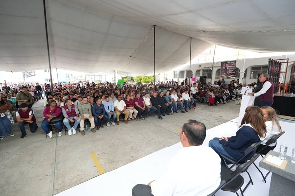 Reporta Chedraui obras y apoyos en Xonacatepec