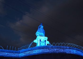 Conservan la Fuente de la China Poblana