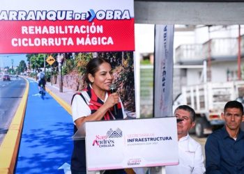 Rehabilitan ciclorruta en San Andrés Cholula