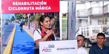 Rehabilitan ciclorruta en San Andrés Cholula