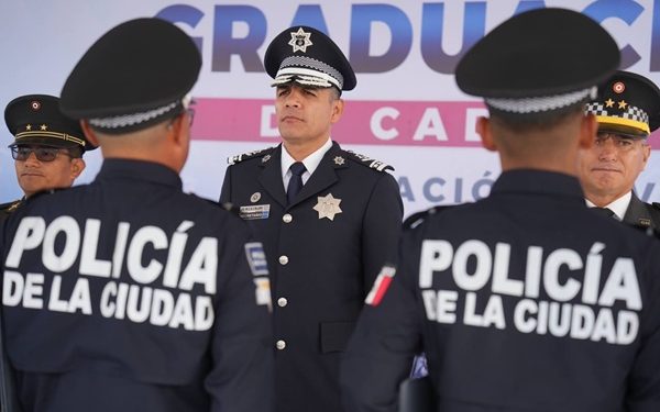 Refuerzan seguridad en Puebla capital con 83 policías