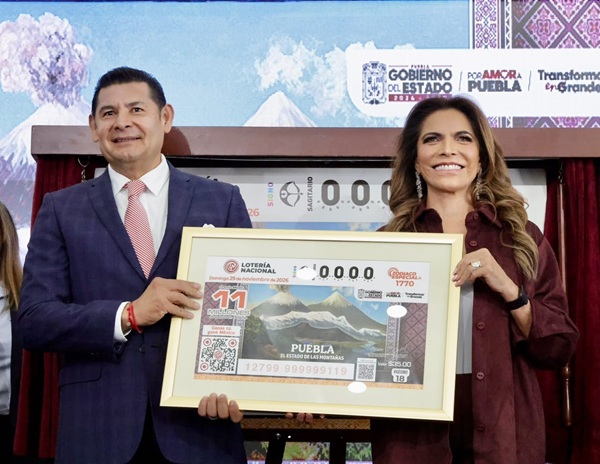 Dedican sorteo de Lotería a las montañas de Puebla