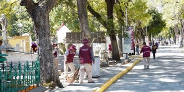 Alistan Panteón Municipal para 95 mil visitantes